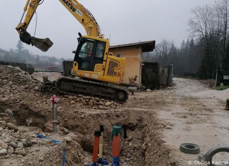 Gradnja sekundarnega vodovoda na severnem delu Smodnišnice (2)